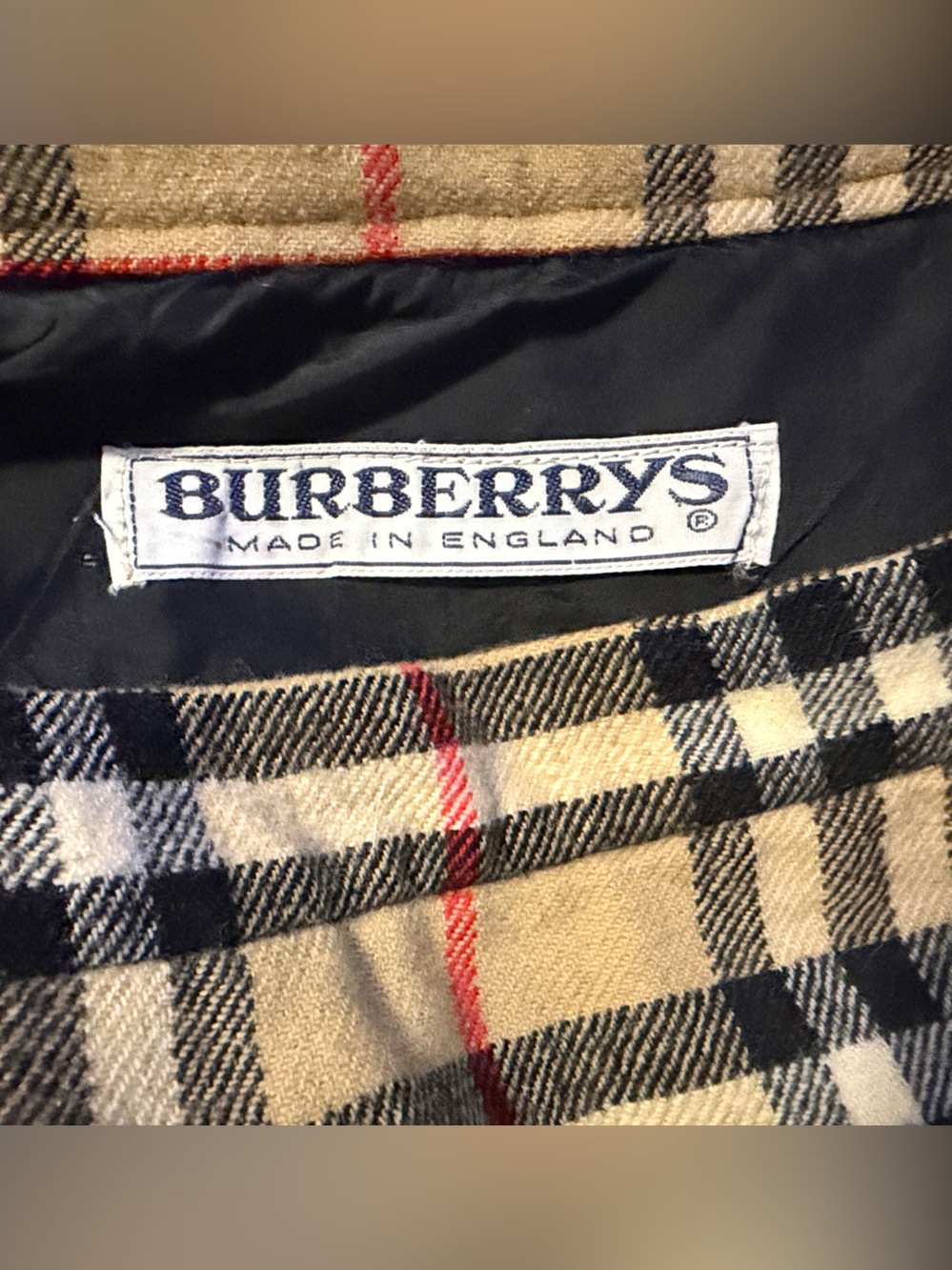 Vintage 90s Burberry plaid skirt size 6 - Picture 2 of 2